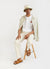 Archive Ramen T Shirt | Embroidered Organic Cotton | White