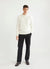 Resort Mock Neck Knitted Jumper | White