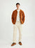Resort Mock Neck Knitted Jumper | White