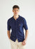 Resort Short Sleeve Knitted Shirt | Navy