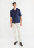 Resort Short Sleeve Knitted Shirt | Navy