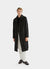 Roscoe Belted Trench Coat | Black Melton