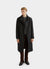 Roscoe Belted Trench Coat | Black Melton