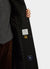 Roscoe Belted Trench Coat | Black Melton