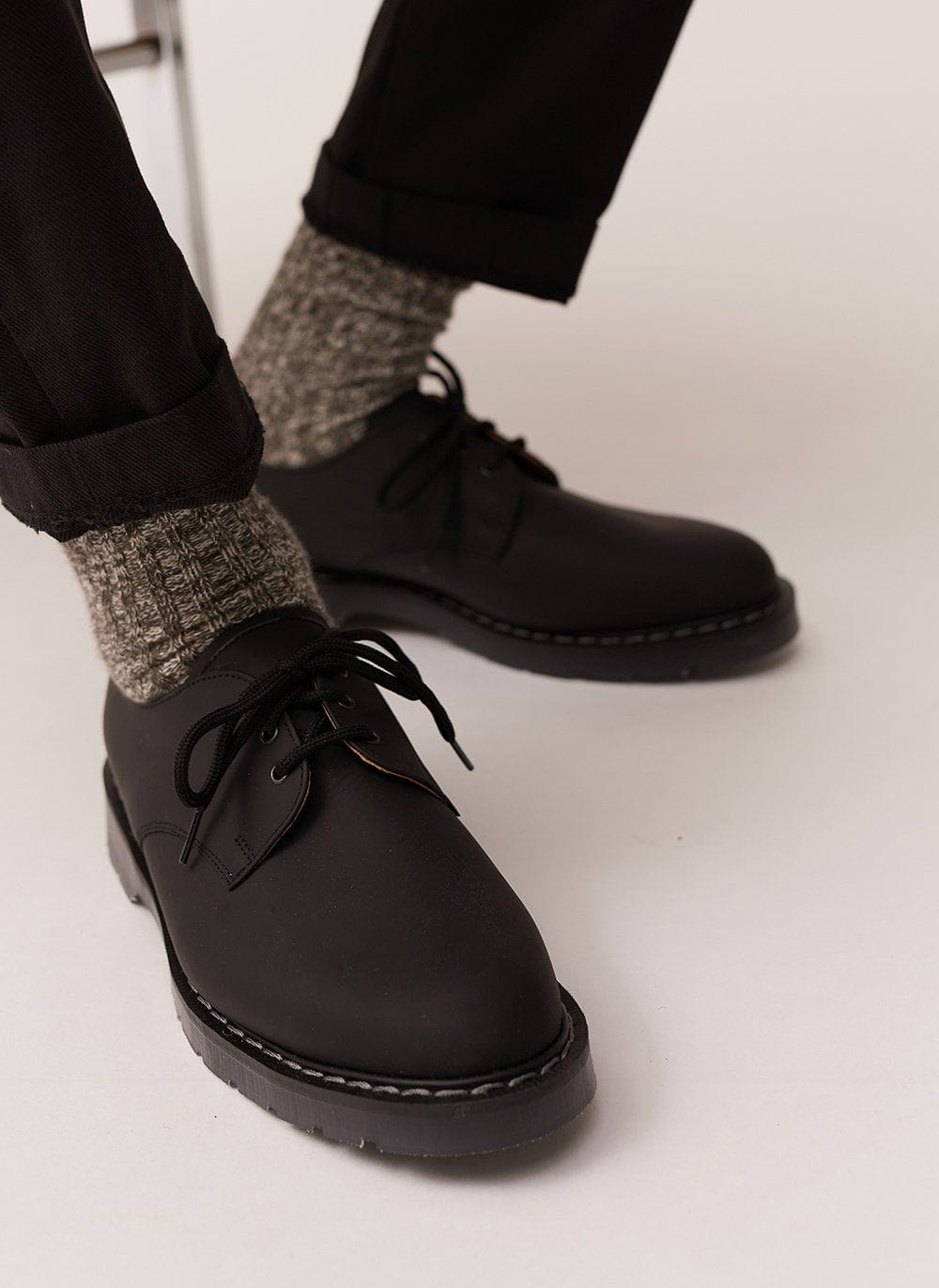 Matt black shoe polish sale