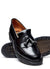 Solovair | Hi-Shine Tassle Loafer | Black