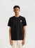Spaceman T Shirt | Embroidered Organic Cotton | Black
