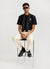 Spaceman T Shirt | Embroidered Organic Cotton | Black