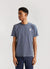 Spaceman T Shirt | Embroidered Organic Cotton | Slate