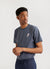Spaceman T Shirt | Embroidered Organic Cotton | Slate