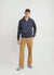 Stripe Jacquard Drill Jacket | Navy