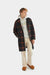 Trench Coat | Check Wool | Tan