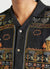 Fairy Tale Tapestry Cuban Linen Shirt | Black