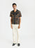 Fairy Tale Tapestry Cuban Linen Shirt | Black