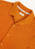 Towelling Cuban Shirt | Organic Cotton | Stripe Rust