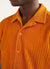 Towelling Cuban Shirt | Organic Cotton | Stripe Rust