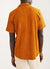 Towelling Cuban Shirt | Organic Cotton | Stripe Rust