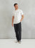 Everyday Textured Trousers | Black