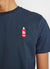 Hot Chilli Sauce T Shirt | Embroidered Organic Cotton | Navy