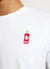 Hot Chilli Sauce T Shirt | Embroidered Organic Cotton | White