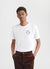 Koi Carp T Shirt | Embroidered Organic Cotton | White