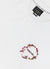 Koi Carp T Shirt | Embroidered Organic Cotton | White