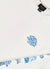 Blue Willow Long Sleeve T Shirt | Embroidered Organic Cotton | White