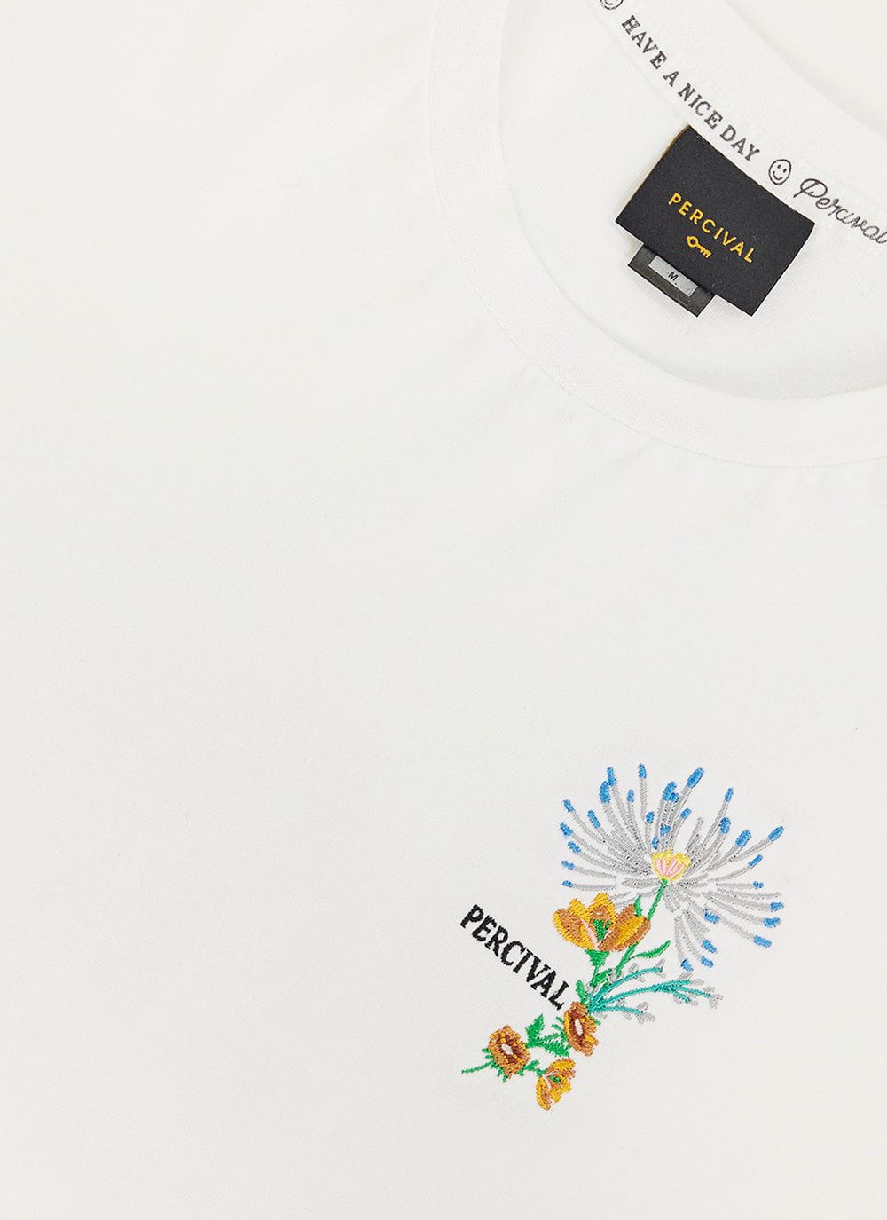 Flower embroidery top t shirt