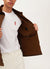 Workshirt | Espresso Twill With Cord Collar