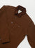 Workshirt | Espresso Twill With Cord Collar