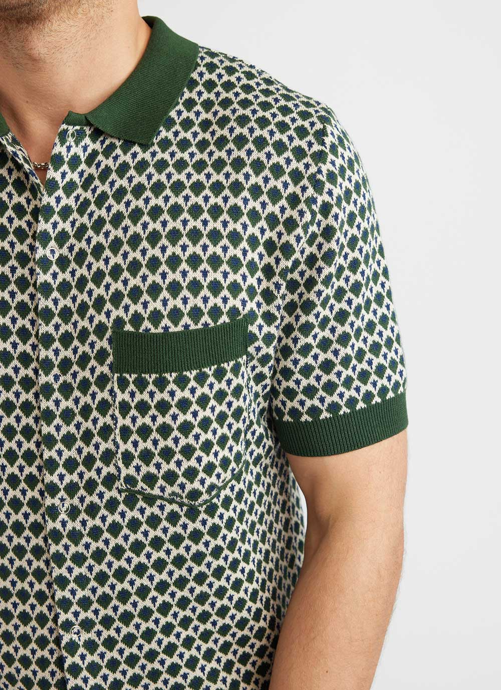Green Jacquard