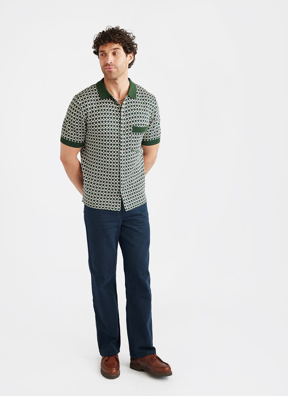 Green Jacquard