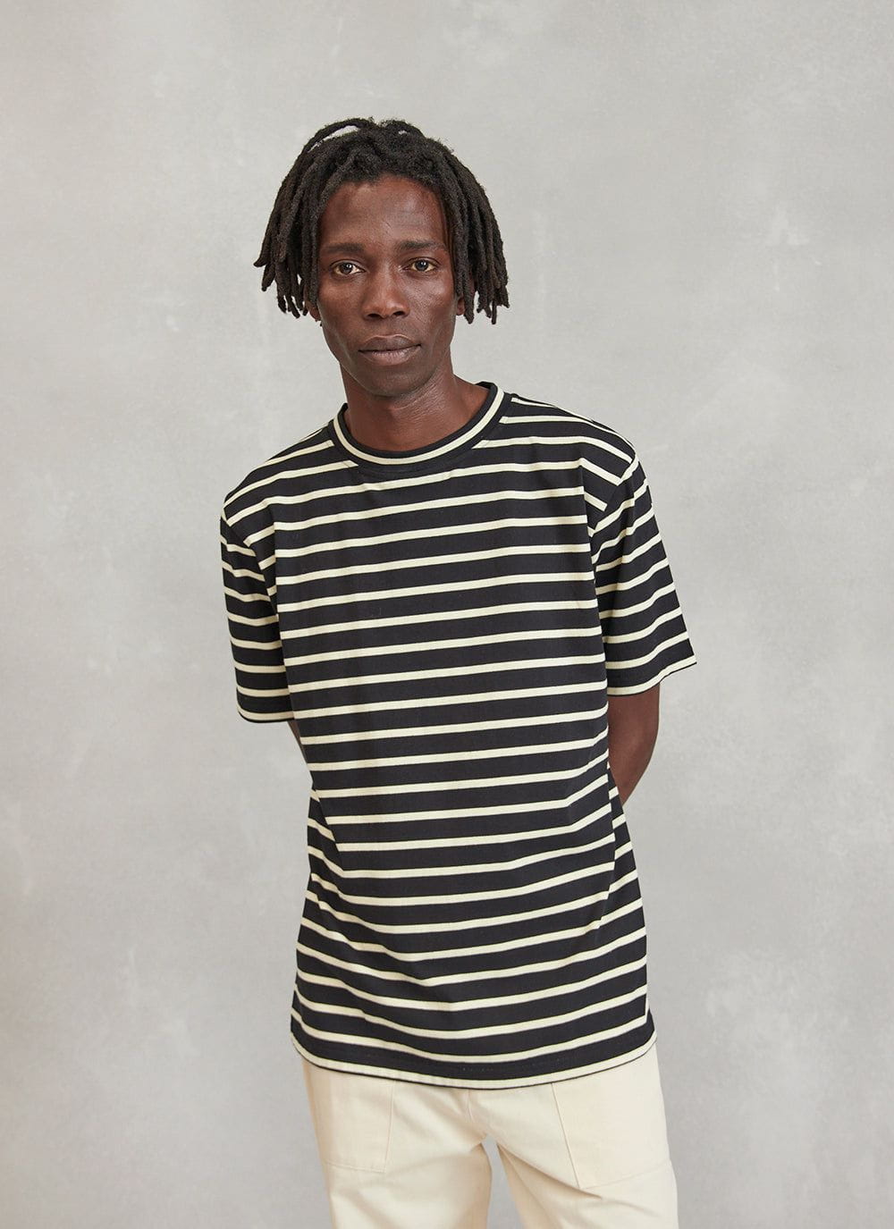 T shirt breton top