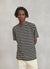 Breton T Shirt | Black with Cream