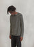 Long Sleeve Breton T Shirt | Black with Cream