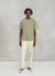 Breton T Shirt | Forest with Cream