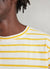 Breton T Shirt | White with Yellow