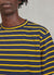 Breton T Shirt | Navy with Yellow