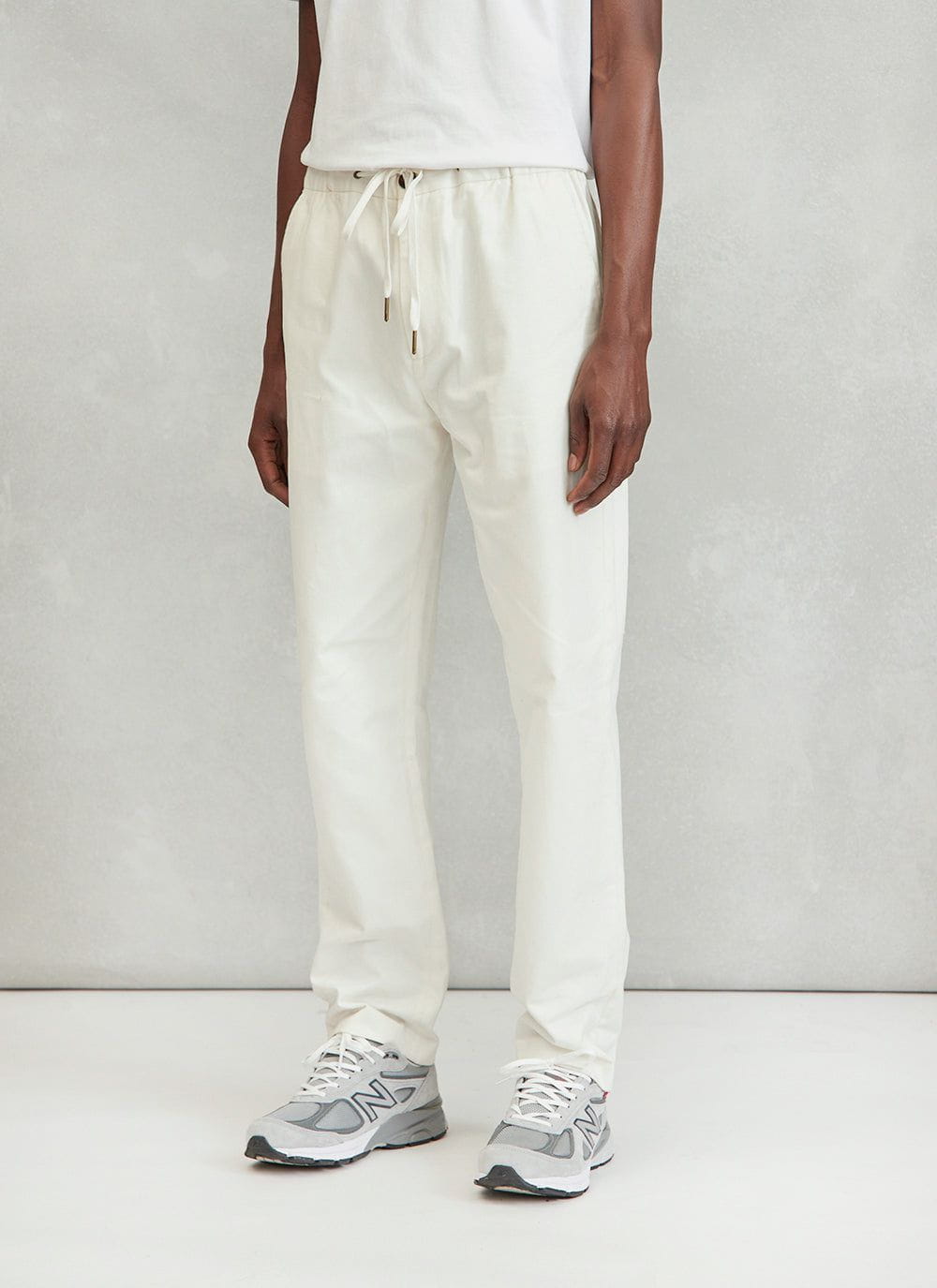 Mens white trousers uk hot sale