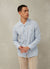 Long Sleeve Cotton Shirt | Light Blue
