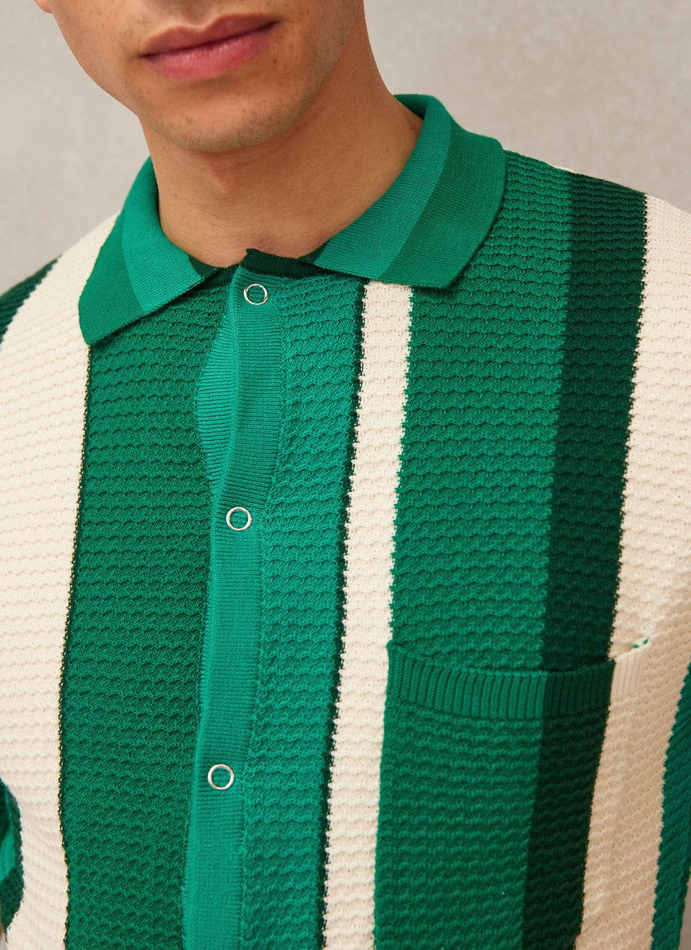 Men's Short Sleeve Knitted Shirt | Adaman Breeze | Forest & Percival ...