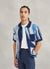 Marble Jacquard Knit | Blue
