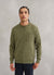 Cotton Pocket Crewneck | Olive