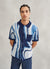Marble Jacquard Knit | Blue