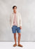 Linen Shorts | Blue