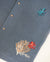 Tapestry Cuban Linen Shirt | Octo Party | Blue