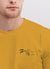 T Shirt | Pew Pew Embroidery | Yellow