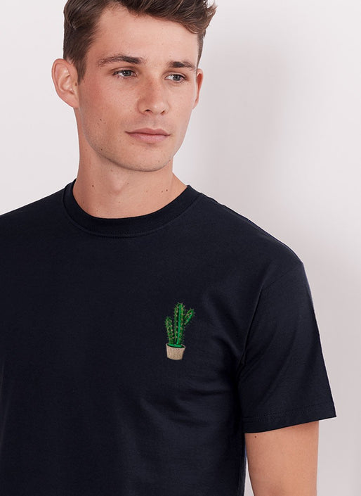 T Shirt, Cactus, Navy