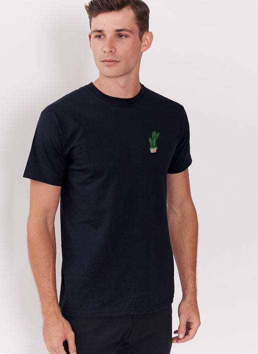 T Shirt, Cactus, Navy