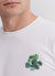 T Shirt | Monstera Embroidery | White